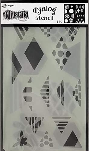 Dylusions by Dyan Reaveley Dyalog Frame It, Stitch It and Quilt It Stencils - Bundle of 3 Items...