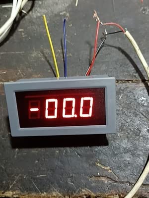 Fielect Digital AC Voltmeter Panel AC 0-300V LED Digital Volt Voltmeter Panel AC Voltmeter, 3 1/2 Digit...