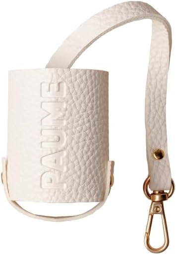 PAUME The Voyager Pouch, Vegan Leather Travel Bottle Holder, Clips To Backpack, Diaper Bags Or Strollers...