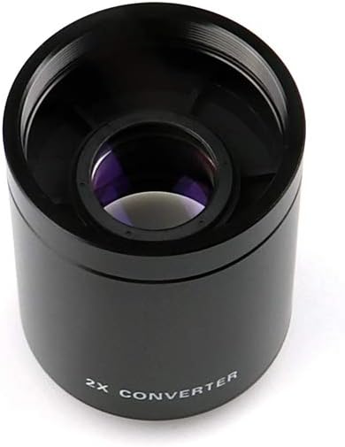 Lightdow 2X Teleconverter Magnification Lens Converter for T Mount 420-800mm 650-1300mm 500mm 800mm 900mm Mirror Telephoto Zoom Lenses...