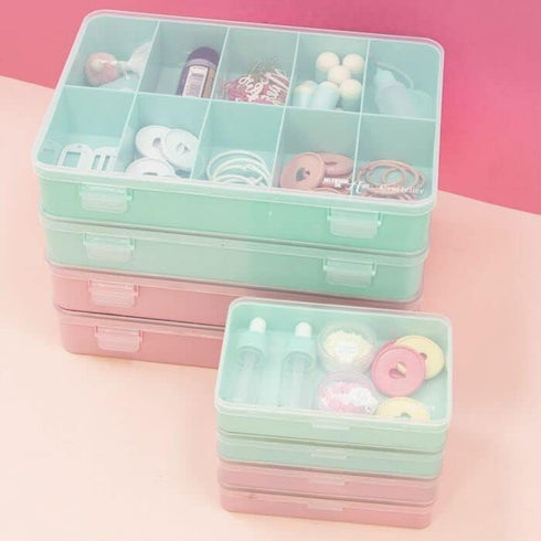 Craftelier - Mini Organizing Box with 1 Compartment for Scrapbooking and Craft Materials | Dimensions 14.6 x 9.1 x 3.2 cm (5.75“ x 3.6” x 1.25") -...