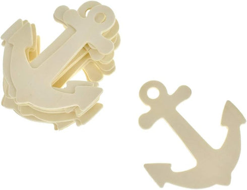 Homeford Anchor Shaped Wooden Cut-Outs, Ivory, 3-1/2-Inch, 10-Count...