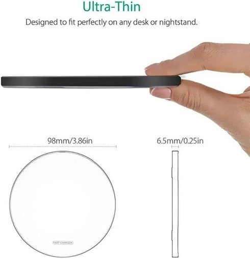 30W Fast Wireless Charger/Charging Pad, Compatible with iPhone 14/14 Plus/14 Pro/14 Pro Max/13/13 Mini/SE 2022/12/11/X/8, Samsung Galaxy S23/S23 U...