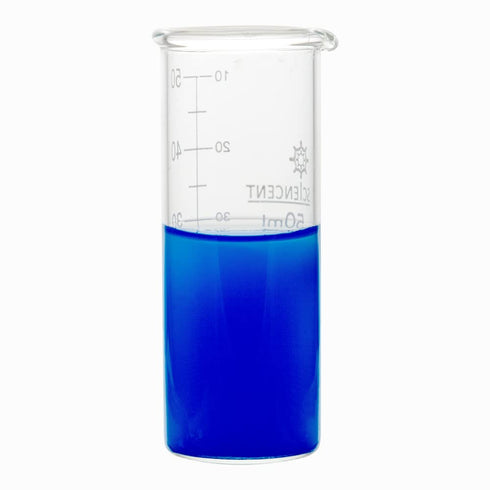 SCIENCENT Glass Beaker 50ml Tall Form (Single)...