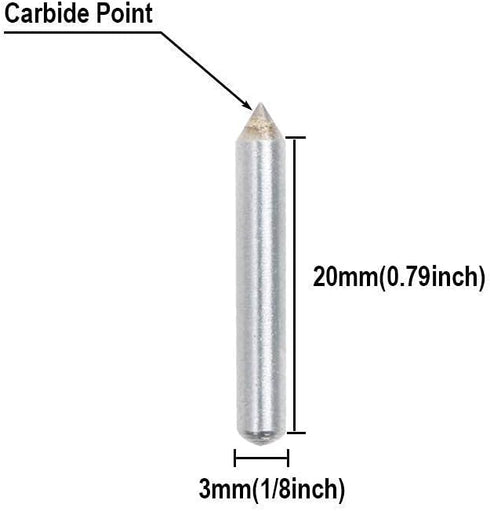 AUTOTOOLHOME 10pcs Scribe Tips Engraver Bits Carbide Point Bit Nozzle for Rotary Tool Electric Engraver Engraving Metal Wood PVC Plastic...