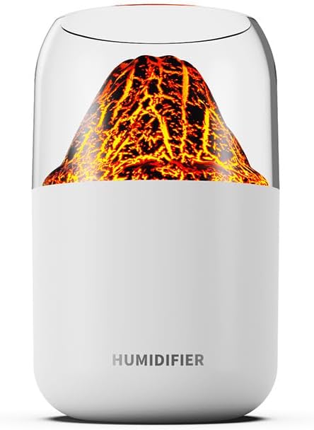 Simulated volcano humidifier USB household atmosphere lamp humidifier vehicle mounted aromatherapy machine new large spray...