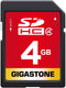 Gigastone 4GB SD Card SDHC Class 4 Memory Card for Photo Video Music Voice File DSLR Camera DSC Camcorder Recorder Playback PC Mac POS, with 1 Min...