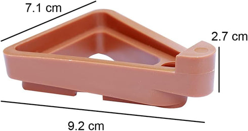mollensiuer 4 Pieces Plastic Plant or Flower Pot Feet Invisible Flower Pot Risers Potted Plant Stand for Indoor Outdoor Gardening Plant Container ...