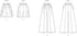 Vogue Misses' Wide-leg Pleated Shorts and Pants Sewing Pattern Packet, Design Code V1958, Sizes 16-18-20-22-24...
