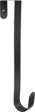 GameXcel 15" Wreath Hanger for Front Door - Large Wreath Metal Hook for Christmas Wreath Over The Door Single Hook, Black...
