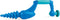 Hape Sand and Beach Toy Driller Toys, Blue L: 5.1, W: 2.6, H: 16.9 inch...