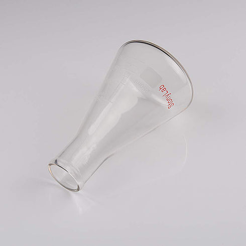 stonylab 1-Pack Glass 250 ml Heavy Wall Narrow Mouth Erlenmeyer Flasks with Heavy Duty Rim - (250ml Fits with StonyLab 7# Rubber Stopper)...