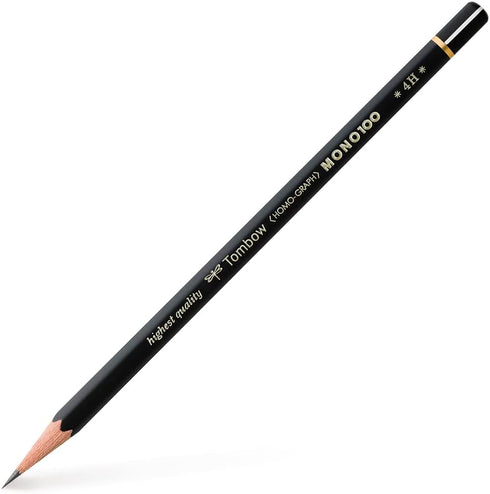 Tombow Mono-100 Pencil Degree of Hardness 4H...