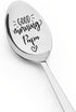 Papa Spoon Gifts from Grandkids Grandchildren, Good Morning Papa Spoons for Grandpa Grandather Father's Day Birthday Gift for Granddad Granddaddy ...