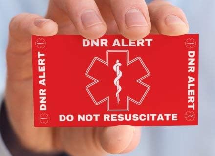 DNR Do Not Resuscitate Wallet Card (DNR-101) Quantity: (2)...