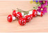 20Pcs Red Mini Mushroom Miniatures Artificial Garden Fairy Bonsai Plant Pot Resin Craft Decoration for Home DIY Micro Landscape Decor Garden Sculp...