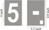 4 Inch Large Number Stencils for Painting - 11 Pack Number Stencil Templates for Curb Address, Cakes, Cookies, Mailboxes and Crafts, Reusable Hous...