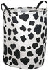 KUNRO Toy Bin Waterproof storage organizer for Nursery Hamper Home decor Closet Kids Bedroom Laundry Baby Gift Shelf Baskets (Rould Cow pattern)...