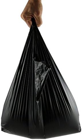 Small Trash Bag 3 Gallon Extra Strong Disposable Kitchen Trash Wastebasket Bags Can Liners for Home, Office, Waste Bin, Bathroom - 100 Counts, Bla...