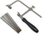 3" German Style Jewelers Saw Frame with 144 Assorted Saw blades Jewelry Making Wax Carving Cutting Tools Set...