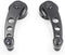 2Pcs Universal Car Window Handle Winder Riser Replacement Winder Crank Riser Window Handles Aluminum Alloy (Black)...
