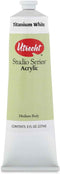 Utrecht Studio Series Acrylic Paint - Titanium White, 237 ml tube...