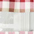 Home Maison - Kingsville Country Plaid Gingham Checkered Kitchen Tier & Valance Set | Small Window Curtain for Cafe, Bath, Laundry, Bedroom - (Red...