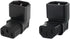 chenyang 2 Pack IEC 320 C14 to C13 Power 90 Degree Right Angled Extension Converter Connector Adapter...
