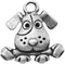 MegaPet 20pcs Antique Silver Dog Pendants Charms Doggy Animal Pet Collar Charms DIY Accessories for Bracelets Necklace Earring Jewelry Gifts for A...