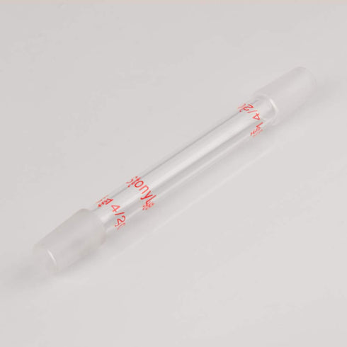 stonylab Glass 14/20 Straight Laboratory Adapter, Borosilicate Glass 30 mm Between Two 14/20 Ground Inner Standard Taper Joints for Laboratory Lab...