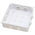 MAKERELE IP65 Waterproof Dustproof Electrical Junction Box ABS Plastic Electronics Enclosure White 5.9”×5.9”×2.8”inch(150×150×70mm)...