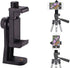 Acuvar Premium Smartphone Holder/Vertical and Horizontal Tripod Mount Adapter Rotatable Bracket with 1/4 inch Screw/Adjustable Clip for iPhone, An...