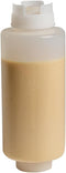 Restaurantware 32oz. FIFO Inverted Plastic Squeeze Bottle with Refill and Dispensing Lids - First In First Out - Perfect for Restaurants Catering ...