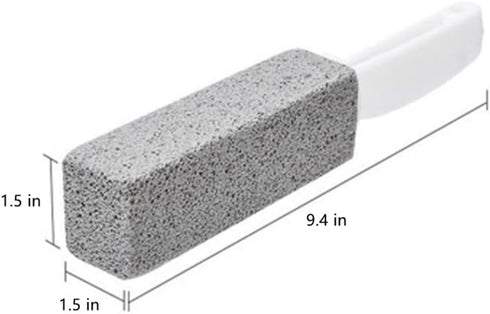 DISIWENE Pumice Cleaning Stone with Handle Toilet Bowl Cleaner Hard Water Ring Remover for Bath/Pool/Kitchen/Household Cleaning (1)...