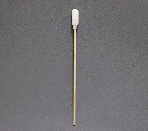 100pcs 6" Cleanroom Large Foam Over Cotton Bud Tipped Cleaning Swabs with Wooden Handle CK-FS916...