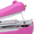 Mini Single Stitch Handheld Sewing Machine,Pocket Manual Sewing Machine Handheld Sewing Machine Purple Light Weight Pocket Sewing Machine for Clot...