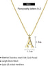 Tiny Gold Initial Necklace for Women Girls Dainty A-Z Pendant Letter Choker Necklace Personalized Monogram Name Necklace Jewelry for Teen Girls...