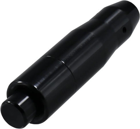 Car Automatic Shift Knob with Push Button Aluminum Alloy Polished Metal Driving Gear Lever Shifter Knobs Transmission Handle Stick Black...