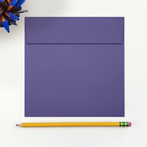 LUXPaper Square Invitation Envelopes | Peel & Press | 6" x 6" | Wisteria Purple | 80lb. Text | 50 Qty...