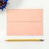 LUXPaper A7 Invitation Envelopes | Peel & Press | 5 1/4" x 7 1/4" | Blush Pink | 80lb. Text | 50 Qty...