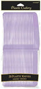 Vibrant Lavender Plastic Knives (Pack Of 20) - Eco-Friendly, Durable & Eye-catching, Perfect For Parties & Events...