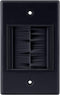 Construct Pro Single-Gang WideMouth Décor Brush Plate (Black Plate w/Black Brush)...