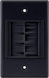 Construct Pro Single-Gang WideMouth Décor Brush Plate (Black Plate w/Black Brush)...