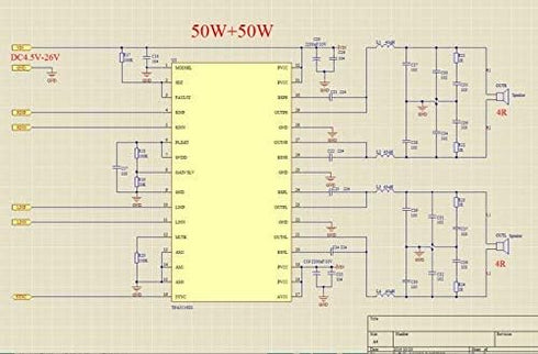 HiLetgo TPA3116D2 2 x 50W 2.1 Channel Digital Audio Power 100W Amplifier AMP Subwoofer...