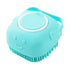 Dog Brush – Cat Brush – Shampoo Dispensing Scrubber – Soft Silicone Design – Hanging Loop – For All Skin Types – Grooming, Deshedding and Exfoliat...