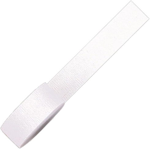 Frosty White Crepe Paper Roll - 81' (1 Count) - Great for Stunning DIY Crafts, Party Decor, and More...