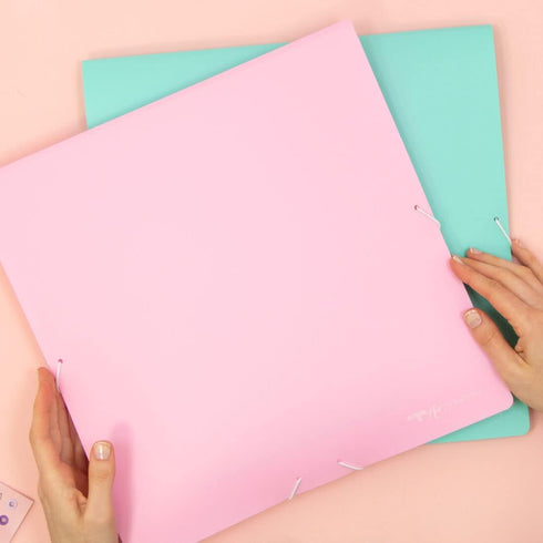 Craftelier - Rubber Binder for Organisation and Storage of Paper, Cardboard, Scrapbooking and Other Craft Supplies | Size 12" x 12" (30 x 30 cm) -...