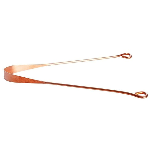 Pure Copper Tongue Scraper Cleaner | Perfect Surgical Tongue Scraper | Best Remedy for Bad Breath | Maintains Oral Hygiene| Flexible Handle and Co...