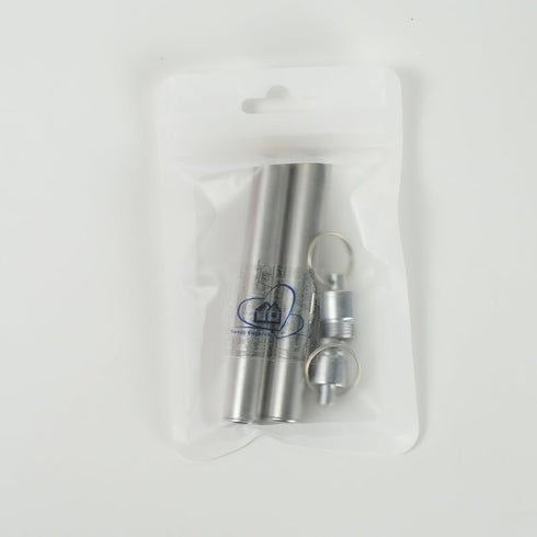 Sweet Elegance® Metal Portable Toothpick Holder Box 2Pcs ,Pocket Waterproof Case Toothpicks Container with Keychain for Outdoor travel (Silver)...