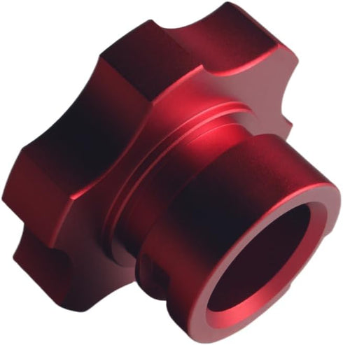 DEWHEL Aluminum Engine Oil Filler Cap Red Compatible with GM 1992-2018 Ref Number FC208 FC242 FC219 FC243 FC252 80987 MO-99 10099 42315...